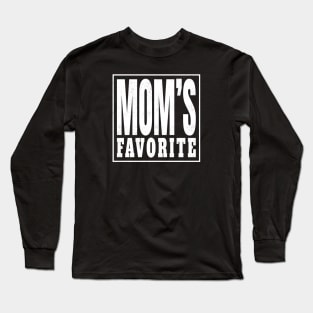 Moms Favorite - Square Grunge Long Sleeve T-Shirt